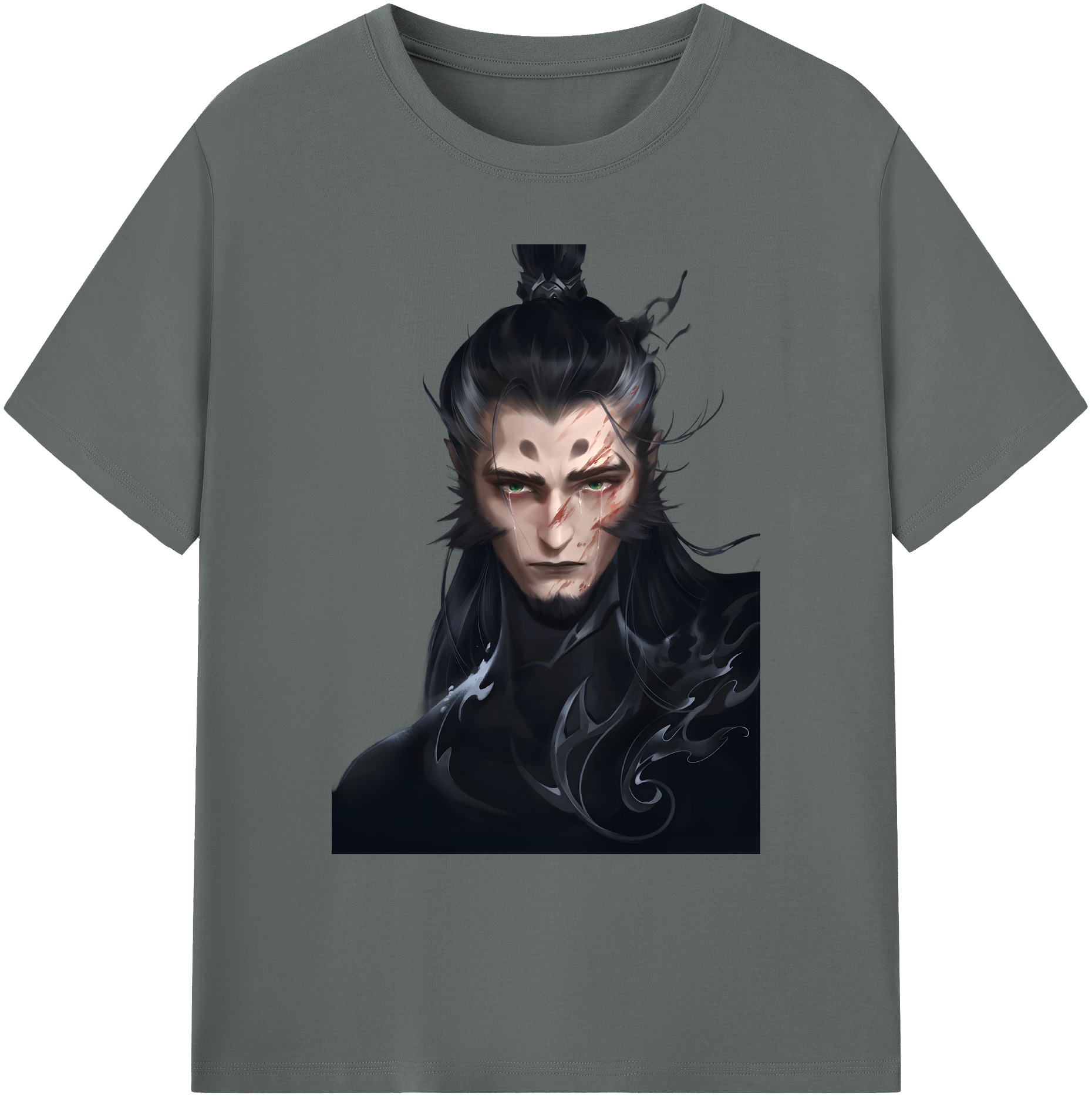 （画像用） Ne Zha 2 ナタ 魔童の大暴れ 綿100％ メンズ半袖Tシャツ｜肌触りやわらか＆通気性